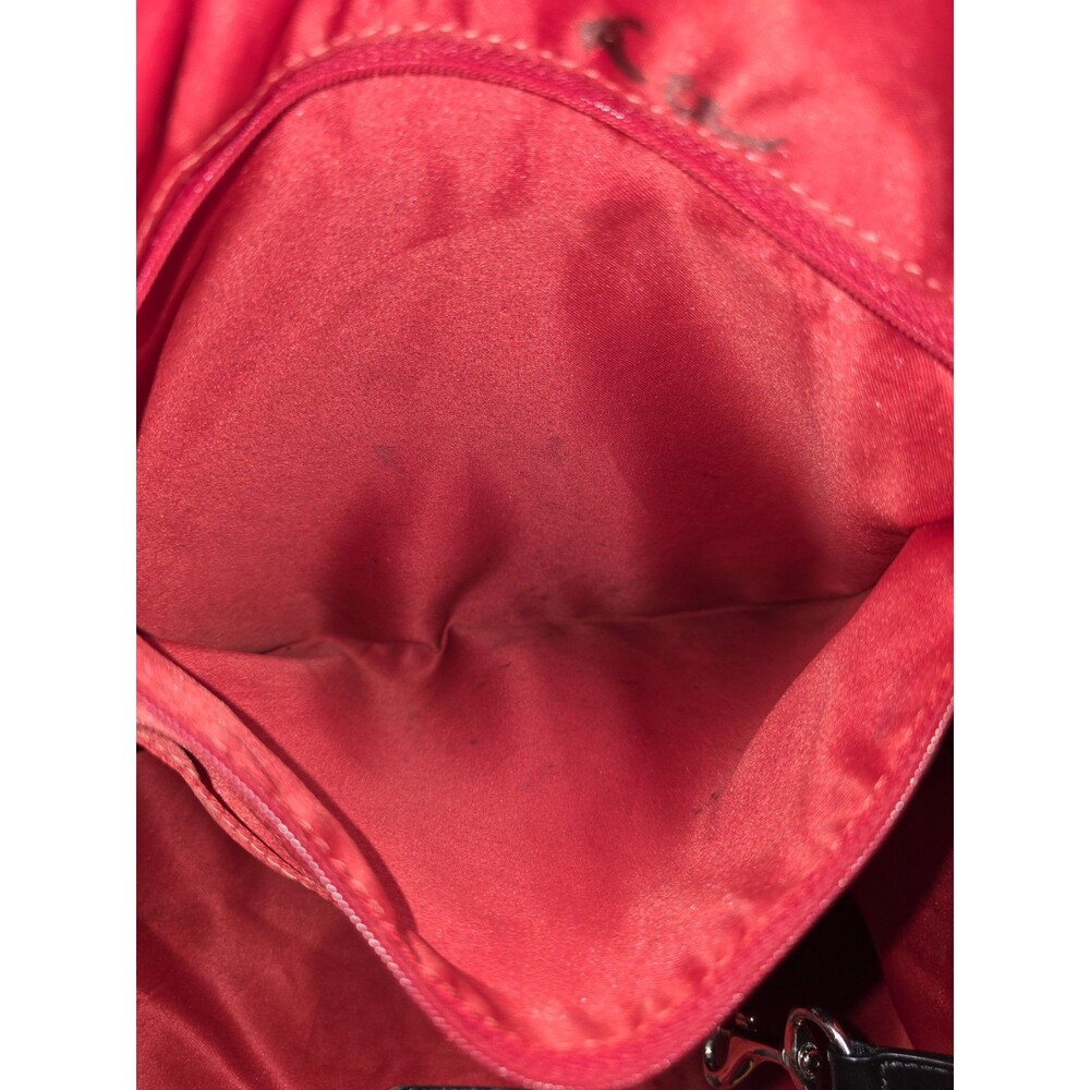 COACH Gabby Tartan Signature XLarge Tote Bag Red Glitter - Picture 16 of 16